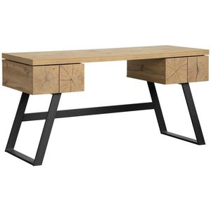 Venda PSACÍ STŮL, černá, barvy dubu, 150/60/76 cm obraz