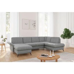 Sit & More SEDACÍ SOUPRAVA, textil, šedá obraz