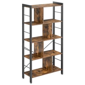 Boxxx REGÁL, hnědá, černá, uhlíková ocel, 74/154, 5/30 cm obraz