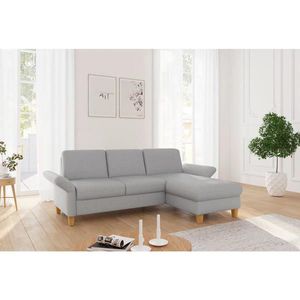 Sit & More ROHOVÁ SEDAČKA, textil, světle šedá obraz
