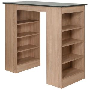 Respekta BAROVÝ STŮL, šedá, barvy dubu, 103/50/115 cm obraz