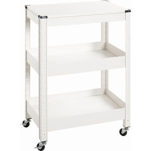 SERVÍROVACÍ VOZÍK, bílá, 50/32/75 cm obraz