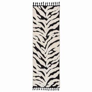 Flair Rugs KOBEREC S VYSOKÝM VLASEM, 80/300 cm černá obraz