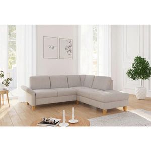 Sit & More ROHOVÁ SEDAČKA, textil, šedobéžová obraz