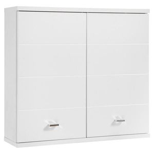 Xora ZÁVĚSNÁ SKŘÍŇKA, vysoce lesklá bílá, bílá, 76/71/23 cm obraz