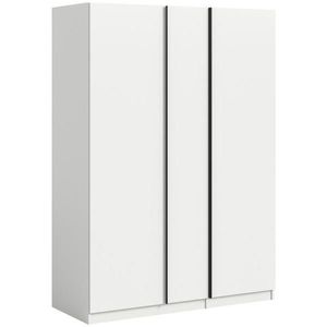MID.YOU ŠATNÍ SKŘÍŇ S OTOČNÝMI DVEŘMI, bílá, 130/183/53 cm obraz
