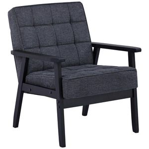 Ti'me KŘESLO, dřevo, textil, šedá obraz