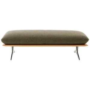 Dieter Knoll TABURETOVÁ LAVICE, dřevo, textil, 150/43/60 cm obraz