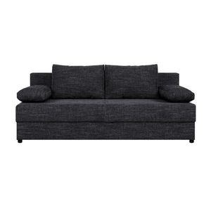 P & B ROZKLÁDACÍ POHOVKA, textil, kompozitní dřevo, černá obraz