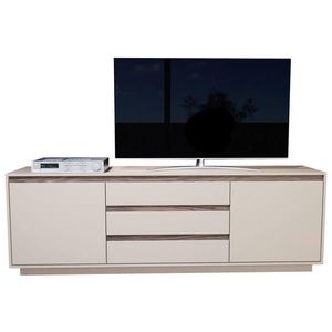 Stylife NÍZKÁ KOMODA, barvy ořechu, kašmírová, 190/64/45 cm obraz