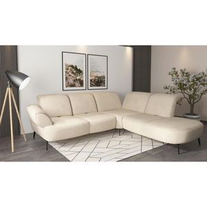 Sit & More ROHOVÁ SEDAČKA, textil, pískové barvy obraz