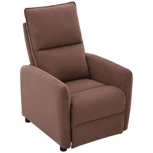 Carryhome TELEVIZNÍ KŘESLO, dřevo, kov, plast, textil, hnědá obraz