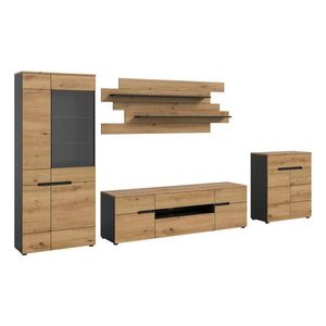 Livetastic OBÝVACÍ STĚNA dub artisan obraz