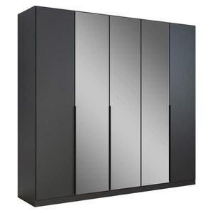 Rauch Möbel ŠATNÍ SKŘÍŇ S OTOČNÝMI DVEŘMI, šedá, 226/210/54 cm obraz