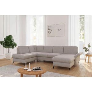 Sit & More SEDACÍ SOUPRAVA, textil, šedobéžová obraz