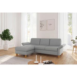 Sit & More ROHOVÁ SEDAČKA, textil, světle šedá obraz