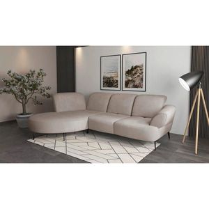 Sit & More ROHOVÁ SEDAČKA, textil, šedobéžová obraz