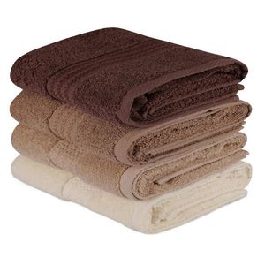 SADA RUČNÍKŮ, 50/90 cm, hnědá, krémová, béžová obraz