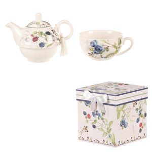 KONVIČKA SE ŠÁLKEM porcelán obraz