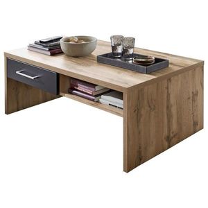 Hom`in KONFERENČNÍ STOLEK, černá, barva starého dubu, kompozitní dřevo, 110/40/64 cm obraz