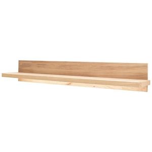 Linea Natura NÁSTĚNNÁ POLICE, trámový dub, dub bianco, 154/24/25 cm obraz