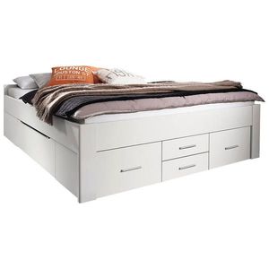 Rauch Möbel POSTEL S ÚLOŽNÝM PROSTOREM, 180/200 cm, bílá obraz