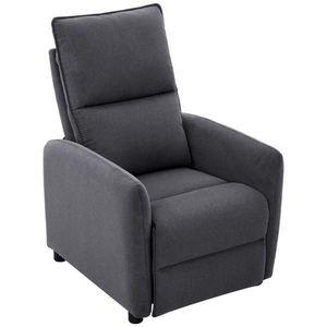 Carryhome TELEVIZNÍ KŘESLO, dřevo, kov, plast, textil, tmavě šedá obraz