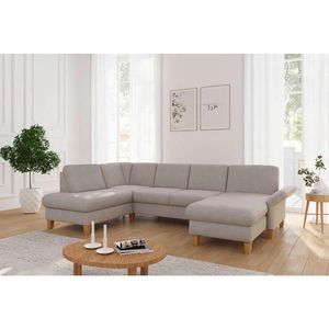 Sit & More SEDACÍ SOUPRAVA, textil, šedobéžová obraz