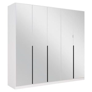 Rauch Möbel ŠATNÍ SKŘÍŇ S OTOČNÝMI DVEŘMI, bílá, 226/210/54 cm obraz