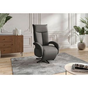 Sit & More KŘESLO, kůže, antracitová obraz