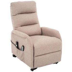 Livetastic RELAXAČNÍ KŘESLO, kov, textil, pískové barvy obraz