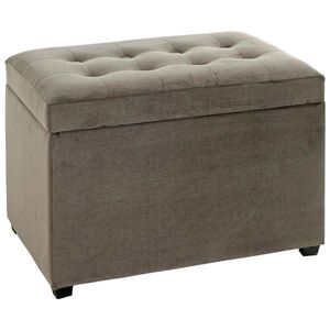 TRUHLOVÁ LAVICE, textil, kompozitní dřevo, 58/42/39 cm obraz
