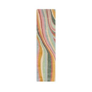 Flair Rugs BĚHOUN, 60/230 cm, zelená, růžová obraz