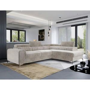 MID.YOU ROHOVÁ SEDAČKA, textil, béžová obraz