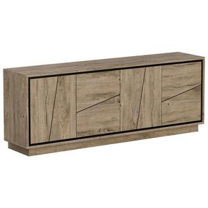Hom`in ŠIROKÁ KOMODA, koňaková, 204/84/44 cm obraz