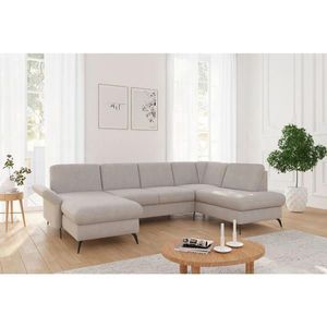 Sit & More SEDACÍ SOUPRAVA, textil, šedobéžová obraz