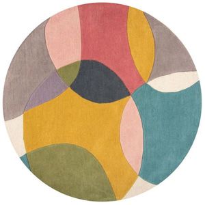 Flair Rugs VLNĚNÝ KOBEREC, 160/160 cm vícebarevná obraz