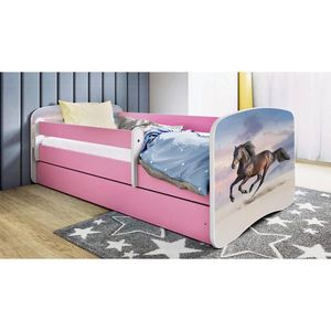 MID.YOU POSTEL PRO DĚTI A MLÁDEŽ 80/160 cm, bílá, pink obraz