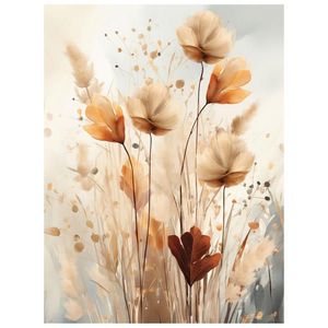 Euroart OBRAZ NA SKLE, květiny, 30/40/1, 40 cm obraz