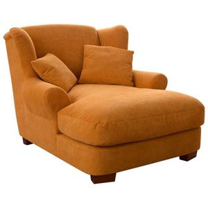 Sit & More XXL KŘESLO, textil, žlutá obraz