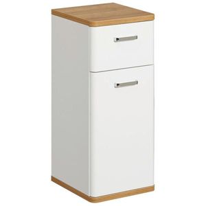 Xora SPODNÍ SKŘÍŇKA, bílá, bílá, barvy dubu, 30/72/33 cm obraz