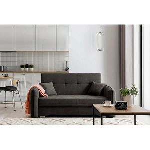 MID.YOU ROZKLÁDACÍ POHOVKA, textil, tmavě šedá obraz
