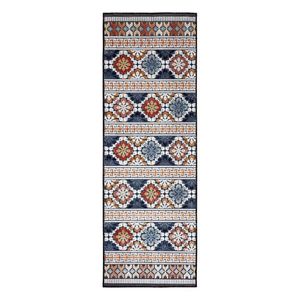 Flair Rugs BĚHOUN, 80/230 cm tmavě modrá obraz