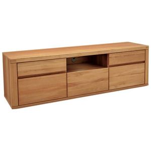 Voleo NÍZKÁ KOMODA, jádrový buk, jádrový buk, 194/58/50 cm obraz