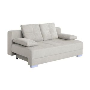 P & B ROZKLÁDACÍ POHOVKA, textil, kompozitní dřevo, krémová obraz