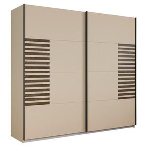Rauch Möbel SKŘÍŇ S POSOUVACÍMI DVEŘMI, šampaňská, tmavý dub, 226/210/62 cm obraz