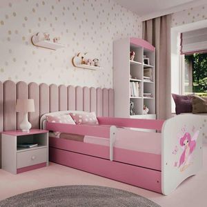 MID.YOU POSTEL PRO DĚTI A MLÁDEŽ 80/160 cm, bílá, pink obraz