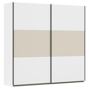 Rauch Möbel SKŘÍŇ S POSOUVACÍMI DVEŘMI, bílá, šampaňská, 218/210/59 cm obraz