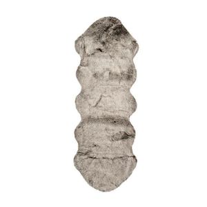 KOŽEŠINOVÝ KOBEREC, 60/180 cm, hnědá, olivově zelená obraz