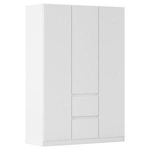 Rauch Möbel ŠATNÍ SKŘÍŇ S OTOČNÝMI DVEŘMI, bílá, 136/197/54 cm obraz